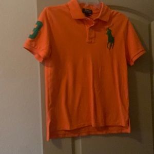 Orange Polo Ralph Lauren Shirt